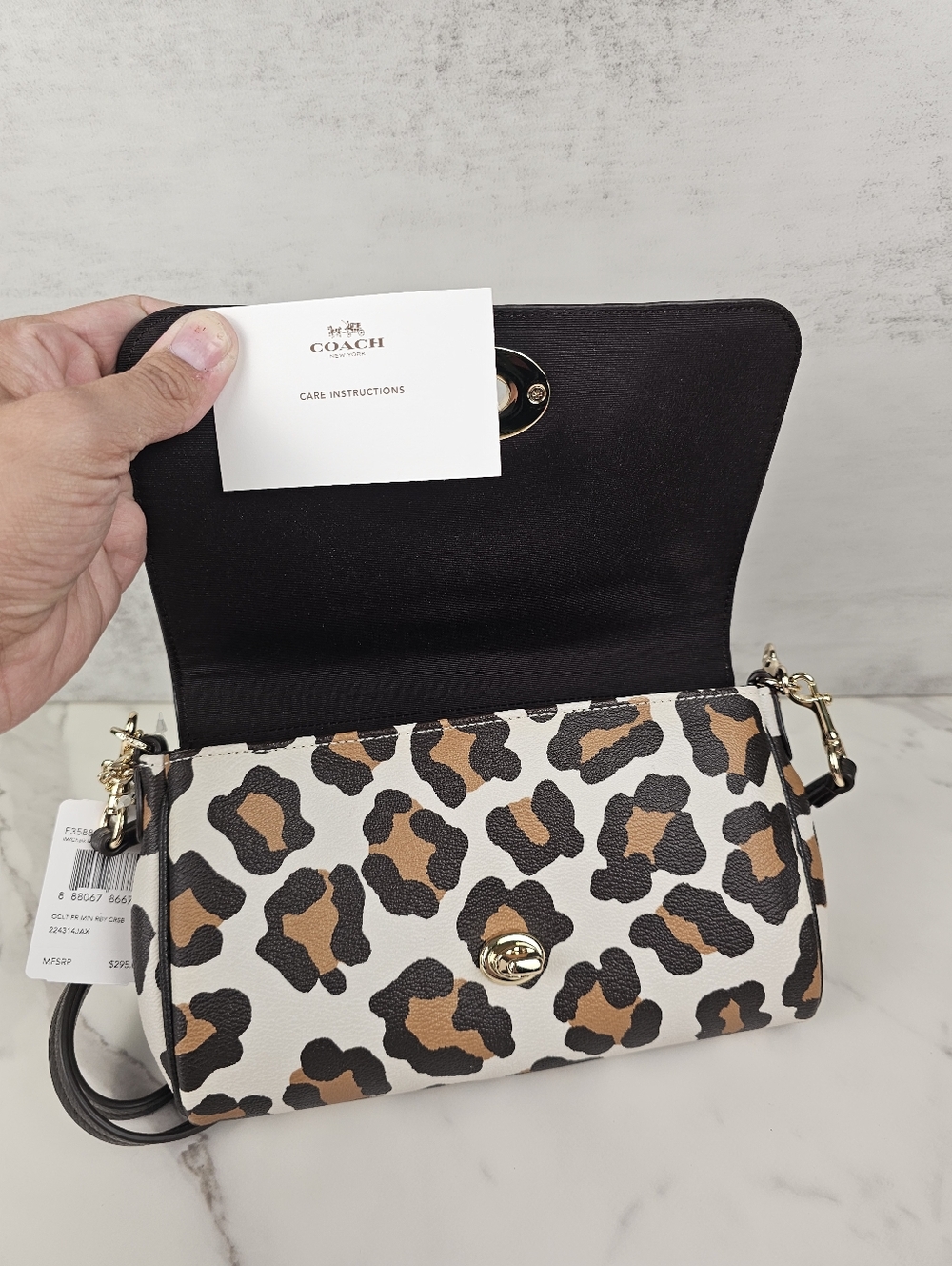 Coach Ocelet Print Mini Ruby Crossbody - Picture 5 of 7